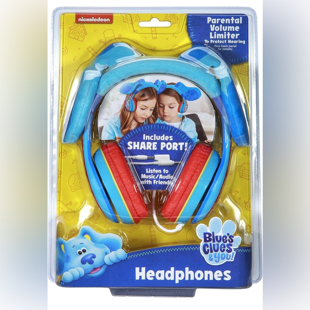 BRAND NEW- sealed Blues Clues and You Headphones for Kids, Includes Share Port